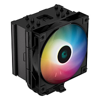 Кулер для процессора DEEPCOOL AG500 BLACK ARGB LGA115*/1700/1200/AMD 120mm PWM  fan,300-1850rpm,5HP