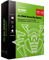 Dr.WEb Security Space 2пк 1год продление - Интернет-магазин Intermedia.kg