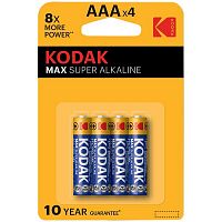Батарейка Kodak ААА MAX FR03-4BL l92 1.5V литиевая (4шт блистер) - Интернет-магазин Intermedia.kg