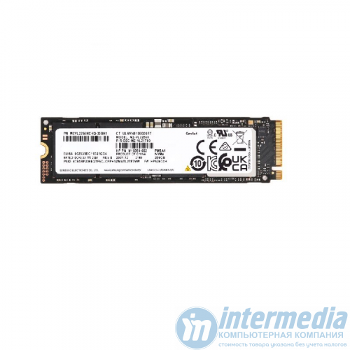 Диск SSD 256GB Samsung PM9A1 MZ-VL22560 M.2 2280 PCIe 4.0 x4 NVMe 2.0, Read/Write up to 6400/2700/s, OEM