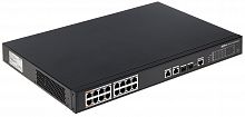Коммутатор сетевой Dahua DH-PFS4218-16ET-190 16 PoE, 2xGBbit Uplink, 2xSFP - Интернет-магазин Intermedia.kg