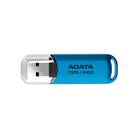 Флеш карта 64GB USB 2.0 A-DATA C906 BLUE - Интернет-магазин Intermedia.kg