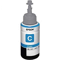 Краска Epson (C13T66424A) Cyan 70ml Cartridge for ink printer L100/110/200/210/300/355 - Интернет-магазин Intermedia.kg