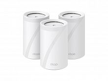 Mesh Wi-Fi система TP-LINK Deco BE65(3-PK) BE11000 Dual-Band,5760Mb/s 6GHz+4320Mb/s 5GHz+574Mb/s 2.4GHz,4xWAN/LAN 2.5Gb/s,4 antenna,MU-MIMO - Интернет-магазин Intermedia.kg