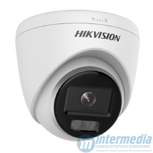 IP camera HIKVISION DS-2CD1347G0-L(C) (2.8mm) купольн,уличная 4MP,LED 30M ColorVu