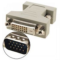 Переходник DVI мама (25 pin)+ VGA папа - Интернет-магазин Intermedia.kg