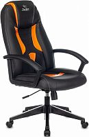 Кресло игровое  Zombie 8, макс.нагрузка 120 кг, регулировка высоты/наклона/жесткости, эко.кожа, черный/оранжевый  ID1583067 - Интернет-магазин Intermedia.kg