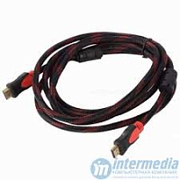 Интерфейсный кабель HDMI-HDMI с фильтром, сетка 1,5м - Интернет-магазин Intermedia.kg