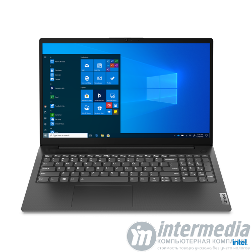 Lenovo V15 G3 IAP Intel Core i3-1215U 8GB, 256GB SSD m.2 Nvme, 15.6 FHD TN, LAN, WiFi, BT5.0, USB-C, DOS, Business Black [82TT00FTRU] - Интернет-магазин Intermedia.kg