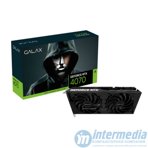 GALAX GeForce RTX 4070 D6 1-Click OC 2X 12GB GDDR6 192bit 2490Mhz/20000Mhz DUAL Fan HDMI 3xDisplayPort [47NOL7MDABDX]