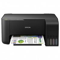 МФУ Epson L3110 (Printer-copier-scaner, A4, 33/15ppm (Black/Color), 69sec/photo, 64-256g/m2, 5760x1440dpi, 600x1200 scaner, USB) - Интернет-магазин Intermedia.kg