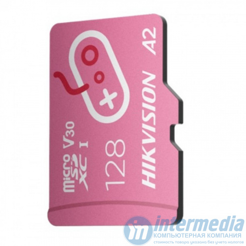 Карта памяти micro SDXC Card HIKVISION 128GB HS-TF-G2 Class U3/A2, High Quality Content, Gaming