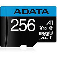 Карта памяти micro Secure Digital Card (Trans Flash) 256GB HC10 Adata AUSDX256 + SD adapter - Интернет-магазин Intermedia.kg
