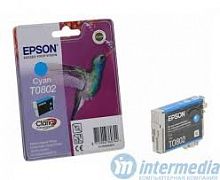 Картридж струйный Epson C13T08024011 Cyan (P50/PX650/PX700W/PX710W) - Интернет-магазин Intermedia.kg