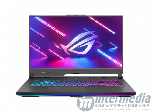 Asus ROG Strix G17 (G713PV-LL047) Grey, AMD Ryzen™ 9 7845HX, 16GB DDR5 4800Mhz,  1TB PCIe® 4.0 NVMe™, NVIDIA® GeForce RTX™ 4060 8GB GDDR6  MUX Switch+Optimus, 17.3" WQHD (2560 x 1440) 16:9 240Hz Anti- - Интернет-магазин Intermedia.kg