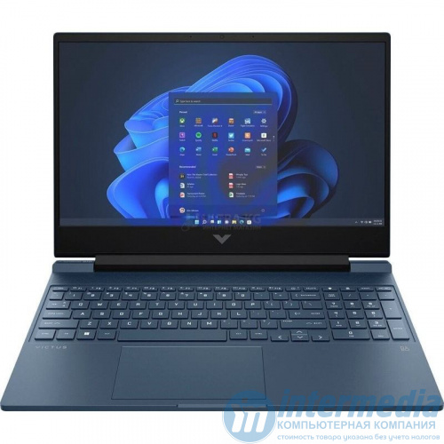 HP VICTUS 15-fa0033dx Intel Core i5-12450H(up to 4.40GHz), 64GB DDR4, 1TB SSD m.2 NVMe, 15.6" FHD IPS 144Hz, NVIDIA GTX 3050, WF, BT 5.0, LAN, WIN11H, клав. с подсветкой, En-Ru, темно синий - Интернет-магазин Intermedia.kg