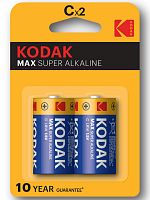 Батарейка Kodak MAX LR14-2BL 1.5V щелочная (алкалиновая) (2шт блистер) - Интернет-магазин Intermedia.kg