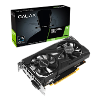 Видеокарта Galax BLACK GeForce GTX1650 EX -1 Click OC PCI-E 4GB GDDR6 128BIT W/DP/HDMI/DVI-D/Cooling Fan - Интернет-магазин Intermedia.kg