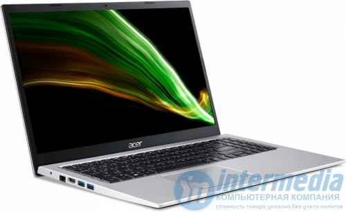 Ноутбук Acer Aspire A315-59 Pure Silver Intel Core i5-1235U  24GB DDR4, 1TB HDD + 512GB M.2 NVMe PCIe, Intel Iris Xe 80EUs, 15.6" IPS FULL HD (1920 - Интернет-магазин Intermedia.kg