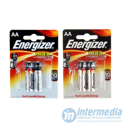 Батарейка Energizer LR6-2BL AA  Maximum (блистер 2шт.)