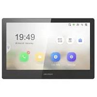 IP видеодомофон HIKVISION DS-KH8520-WTE1 (10" TFT LCD/1024x600/PoE/mSD/LAN/Touch/Hik Connect) Black - Интернет-магазин Intermedia.kg