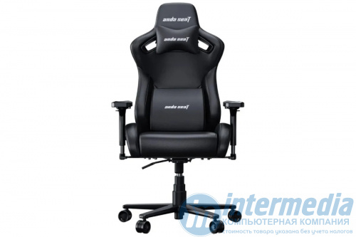 Игровое кресло AD12YXL-17-B-PV AndaSeat Kaiser Frontier XL BLACK 4D Armrest 65mm wheels PVC Leather