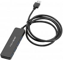 Хаб USB 4 порта USB 2.0 ACASIS  AB2-L412 /длина кабеля 120см/Черный - Интернет-магазин Intermedia.kg