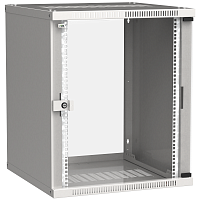 LWE3-15U66-GF ITK Шкаф LINEA WE 15U 600x600мм дверь стекло серый шт - Интернет-магазин Intermedia.kg