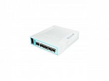 CRS106-1C-5S Cloud Router Switch MikroTik 6-ти портовый оптический коммутатор  3-го уровня (Layer 3). 5xSFP ports, 1xSFP/RJ45 Gigabit port, 1xRJ45 Console port. Процессор QCA8511 400 MHz, ОЗУ 128 MB, - Интернет-магазин Intermedia.kg