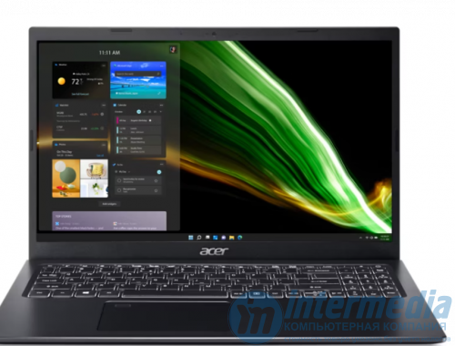 Acer Aspire A315-34 Black Intel N4020 (up to 2.8Ghz), 12GB, 1TB HDD + 256GB M.2 NVMe PCIe, Intel HD Graphics, 15.6" LED FULL HD (1920x1080), WiFi, LAN RJ45, BT, Cam, DOS, Eng-Rus - Интернет-магазин Intermedia.kg