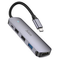 Converter HB27 Type-C/USB 3.0/USB 2.0/ USB-C/HDTV 5 in 1 - Интернет-магазин Intermedia.kg