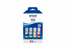 Краска Epson (C13T00S64A) 103 Multipack EcoTank L3100/L3101/L3110/L3150 - Интернет-магазин Intermedia.kg