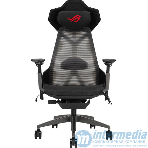 Игровое кресло ASUS SL400 ROG ROG Destrier Ergo BLACK 4D Armrest 75mm wheels breathable mesh
