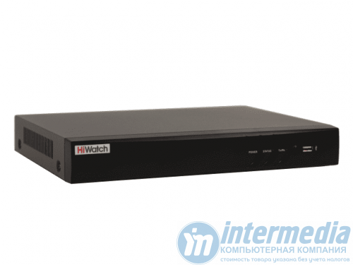 NVR HIWATCH DS-N308/2(D)(80mbps,8 IP,1ch/8MP,4ch@1080P,2HDD upto 6TB,GLAN,H.265)