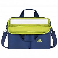 Сумка RivaCase 5532 blue Lite urban laptop bag 16" Легкая (380 г), яркая и стильная сумка, два внешних передних кармана на молнии, водоотталкивающая, высококачественная ткань - Интернет-магазин Intermedia.kg