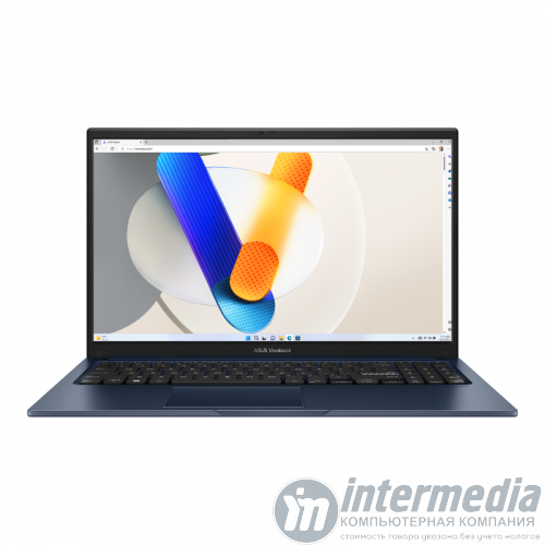 Asus Vivobook 15 X1504VA-NJ739 Intel Core i3-1315U (up to 4.5Ghz), 12GB DDR4, 256GB SSD m2 NVMe, 15.6" FHD IPS, WiFi, BT, DOS, ENG-RUS, темно синий - Интернет-магазин Intermedia.kg