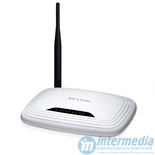 Роутер 1x TP-LINK TL-WR740N(KZ) Wi-Fi 150 Мб, 4 LAN 100 Мб