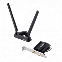 Адаптер Wi-Fi ASUS PCE-AX58BT(AX3000) Dual-Band Wi-Fi 6, 2402Mb/s 5GHz+574Mb/s 2.4GHz, 2 антенны, Bluetooth 5.0, WPA3, MU-MIMO - Интернет-магазин Intermedia.kg