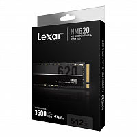 Диск SSD Lexar NM620 512GB M.2 2280 PCIe Gen3x4, Read up:3500Mb/s, Write up:2400Mb/s - Интернет-магазин Intermedia.kg