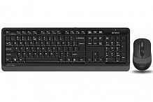 Беспроводная клавиатура + мышь A4TECH FSTYLER FG1010S-Gray, мембранная, 104btns, 2000dpi, 4btns, USB, Серый - Интернет-магазин Intermedia.kg