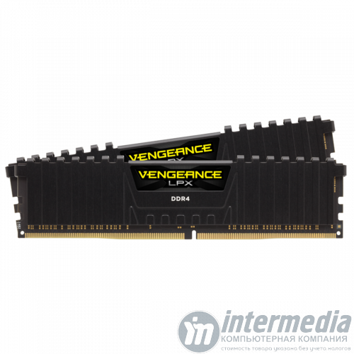 Оперативная память DDR4 Corsair VENGEANCE LPX 16GB + VENGEANCE AIRFLOW FAN(2x8GB) 4000MHz (CMK16GX4M2K4000C19)