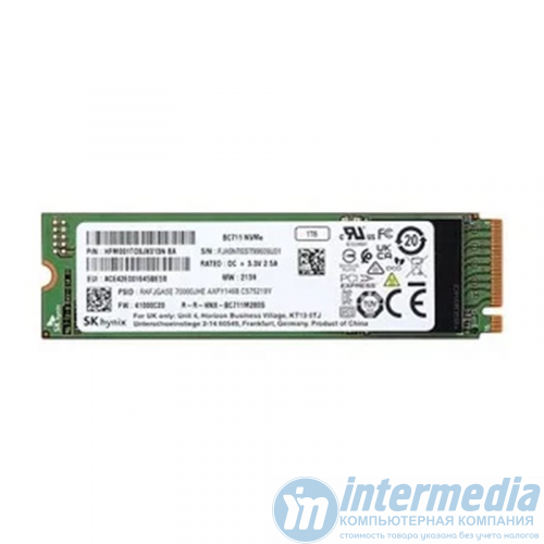 Диск SSD  SK Hynix BC711M280S 512GB M.2 2280 PCI-E NVMe Gen3 X4 BULK