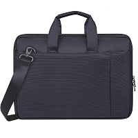 Сумка RivaCase 8231 15.6" Стильная, черная сумка. Двойная молния. Два дополнительных вн - Интернет-магазин Intermedia.kg