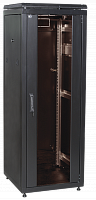 LN05-42U61-G ITK Шкаф сетевой 19" LINEA N 42U 600х1000 мм стеклянная передняя дверь черный шт - Интернет-магазин Intermedia.kg