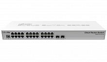 Коммутатор CSS326-24G-2S+RM Cloud Smart Switch MikroTik 26-ти портовый управляемый коммутатор 2-го уровня (Layer 2). 24x10/100/1000Mbps ports, 2xSFP+ ports, RJ45 Serial port, 2 MB флэш памяти, (Switch - Интернет-магазин Intermedia.kg