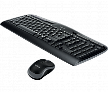 Клавиатура + Мышь Logitech Wireless Combo MK330  (10м, Invisible Optic, 2.4GHz, USB) Black - Интернет-магазин Intermedia.kg