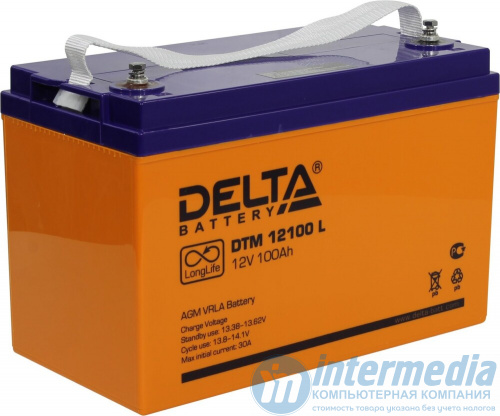 Аккумулятор Delta DTM12100L 12V 100Ah (330*171*220mm)