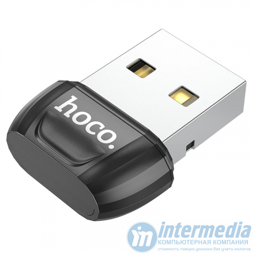 Адаптер НОCO UA18 USB Bluetooth 5.0 (Black)