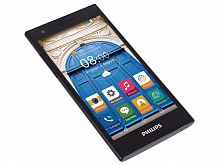 Смартфон Philips S396 Black (5.0" IPS (1280x720), Quad-Core (1.0Ghz), 1GB, 8GB, Wi-Fi, Dual microSIM, LTE, BT, Front 8Mp, Rear 8Mp, Android 5.1) - Интернет-магазин Intermedia.kg