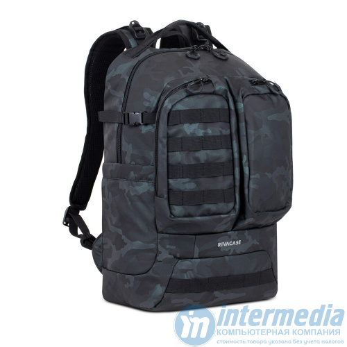 Сумка RivaCase 7661 navy camo 32L Rucksack - Интернет-магазин Intermedia.kg